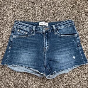 Flying Monkey Dark Blue Jean Shorts